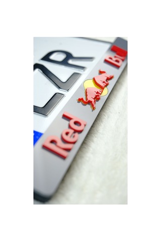 Red Bull 3d Uyumlu Lazer Kesim Pleksi Motor Plakalık - 626455359