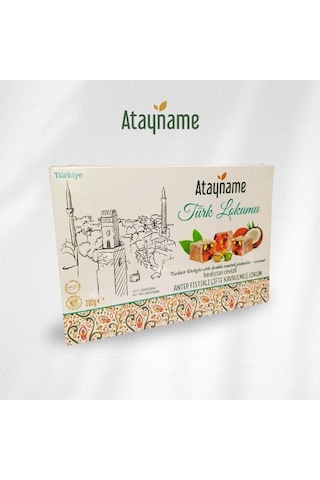 Atayname Hindistan Cevizli Antep Fıstıklı Çifte Kavrulmuş Lokum 300 G 49790927 Atayname Hindistan Cevizli Antep Fıstıklı Çifte Kavrulmuş Lokum 300 G 49790927