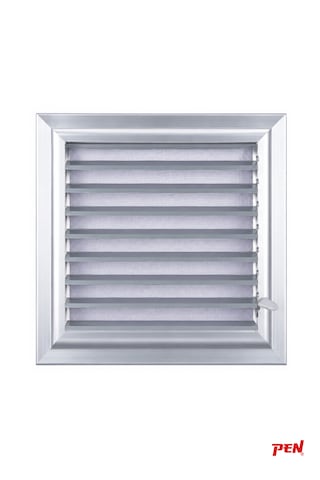 Alüminyum Banyo Wc Havalandırma Menfezi 40x40 Eloksallı Seri