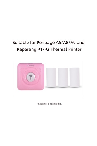 Fosenze A6/a8/a9 Uyumlu 2 Yıl Dayanıklı Siyah Yazı Beyaz Termal Etiket Kağıdı - 3 Adet/kutu