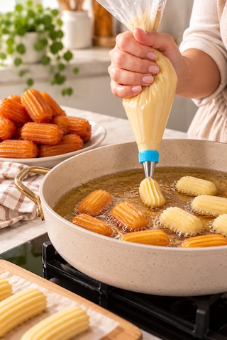 Porsima 05808 23 Parça Paslanmaz Çelik Krema Sıkma Duy Seti - Pasta, Cupcake, Tulumba Tatlısı Süsleme Uçları Ve Adaptör Metalik