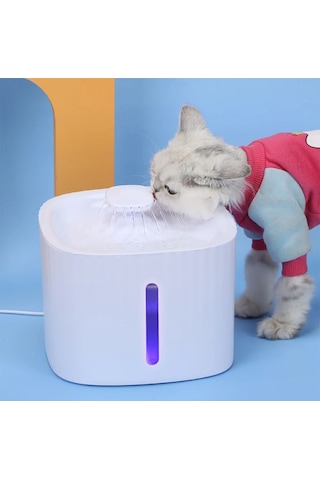 Ez-1002 Otomatik Su Sebili Fıskiyesi Kedi Köpek Ve Kuşlar İçin Temiz Ve Sürekli Su Kaynağı 3 Litre