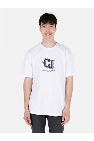 Colins Beyaz Erkek Tshirt K.kol Cl1071732 Q1.v1 Wht Beyaz