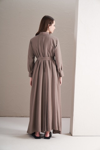 A Pile Ekstra Salaş Modal Elbise Vizon Vizon