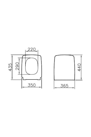 VitrA Metropole 90-003R009 Klozet Kapağı, Yavaş Kapanır, Kolay Çı