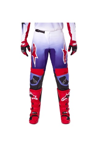 Alpinestars Fluid Wurx Kros Motosiklet Pantolonu Mavi Kırmızı