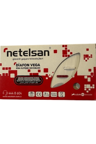 Netelsan Vega Diafon Kapıcısız Şube 8 Adet