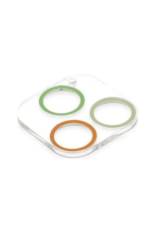 Apple Uyumlu iPhone 12 Pro Max Renkli Kamera Lens Koruma Cam - Sarı-turuncu Çok Renkli