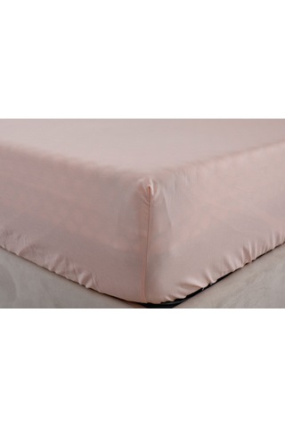 Colourful Fitted Çarşaf Çift King Size - Somon