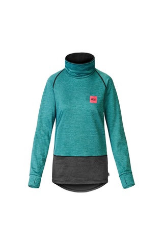 Picture Blossom Grid Fleece Kadın Süveter Çok Renkli