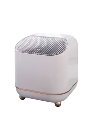 Pazly Suntek Sepeti Masaüstü Küçük Kovası, Kovası Kapaklı Çöp Beyaz Lw Beyaz