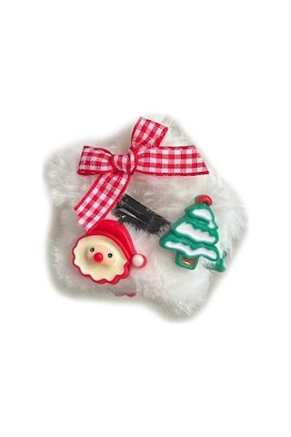 Tatlı Kızlar İçin Noel Yıldız Şeklinde Saç Tokası Sevimli Tatlı S Diğer