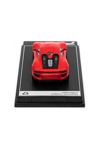 Hyper Car Porsche 918 Spyder - Guards Red - League Collection 1/64 Model Araba