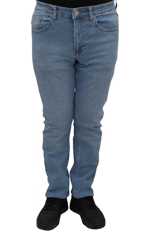 Hacker Denim Hacker Dmctekstil Erkek Y868 Buz Mavisi Yüksek Bel Normal Kesim Boru Paça Jean Pantolon