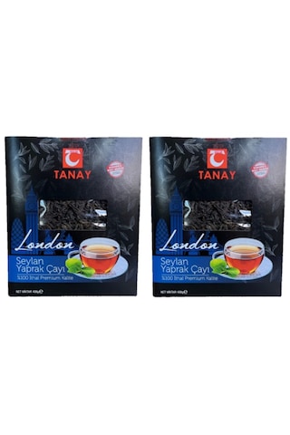 Tanay London İthal Yaprak Seylan Çay 2 x 400 G