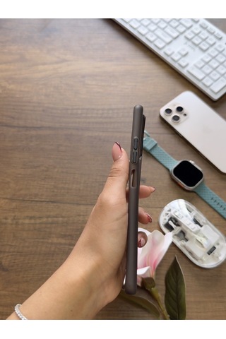 Redmi Note 10 Pro Uyumlu Süper İnce Mat Ultra Thin Silikon Kılıf Buzlu Siyah