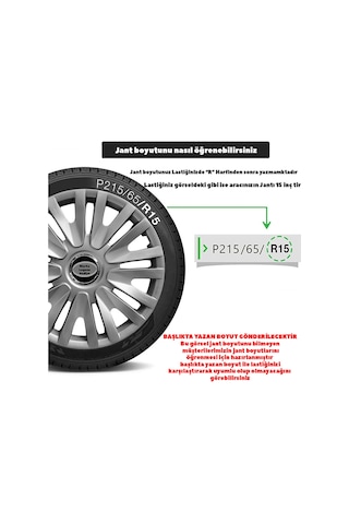 Fiat Brava 14'' Inc Uyumlu Takım Jant Kapağı Tnc002