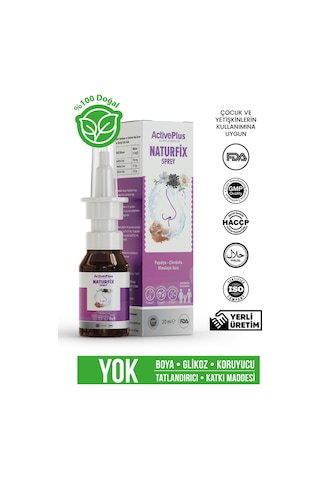 Active Plus Naturfix Burun Spreyi 20 ML