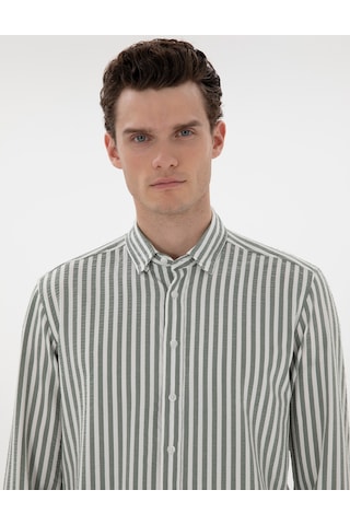 Pierre Cardin Erkek Haki Gömlek Desenli 50301533-vr027 Haki
