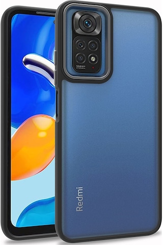 Xiaomi Redmi Note 11 Pro 5g Kılıf Zore Flora Kapak Siyah