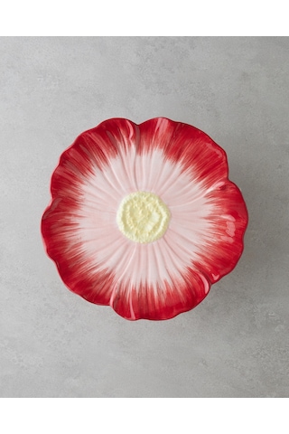 Flowerella Dolomite Kek Standı 26 Cm Kırmızı-pembe