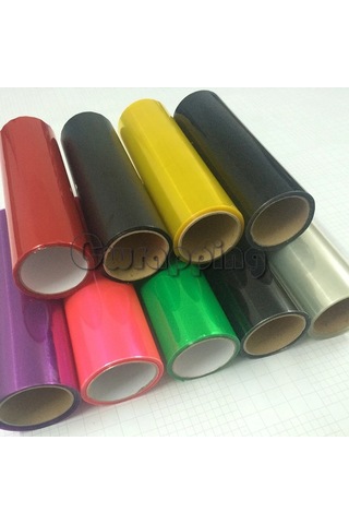 Mat Siyah- 40 Cm X 150 Cm-oto Araba Tonu Far Arka Lambası Sis Işık Vinil Duman Film Levhası Etiket Kapak Araba Şekillen