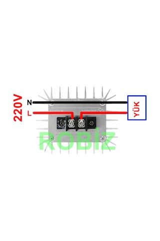 Dimmer Ac 220V 5000W-Hız Kontrol Devresi-Voltaj Regülatörü-Scr