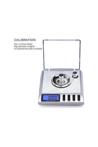 Fastbuy Wangxi Beyaz 0.001g Hassas Dijital Tartı - Mini Takı Altın Mutfak Laboratuvar Kullanımı Beyaz