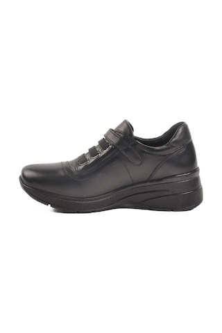 Voyager Z010 Kadın Siyah Deri 36-40 Comfort Ayakkabı Siyah