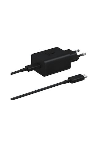 Samsung Uyumlu Type C Süper Hızlı Şarj Cihazı (45W) - Siyah - Ep-T4510Xb
