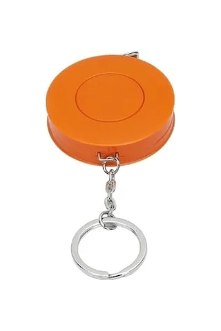 Mezura Otomatik Anahtarlık 1.5 Metre 2. Versiyon Turuncu