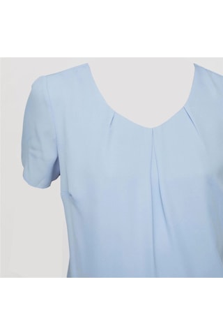 Bulalgiy Kadın Açık Mavi Şifon Bluz - Bga77618546