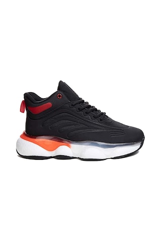 Celira Glc Siyah Beyaz Erkek Basket Sneaker Spor Ayakkabı Siyah
