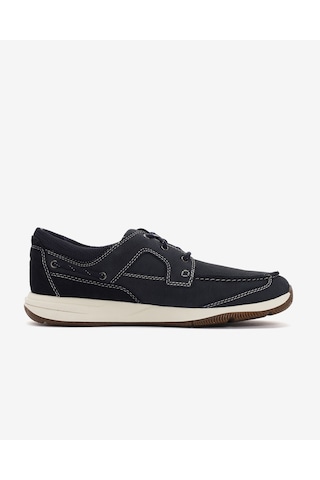 Clarks Sailview Lace Navy Nubuck Erkek Lacivert Günlük Ayakkabı 26176972 Lacivert