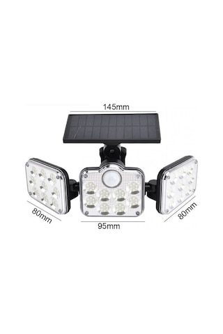 Powermaster Sensörlü Kumandalı 138 Ledli Solar Lamba Jd-2858 (536078203)