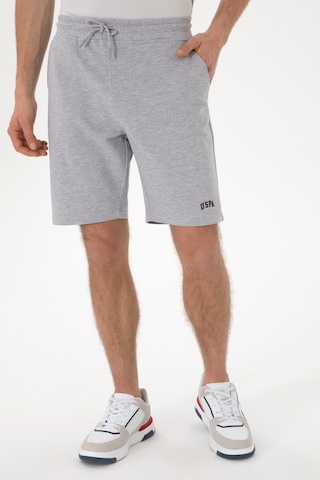 U.s. Polo Assn. Erkek Gri Melanj Şort Örme 50305933-vr086 GRI MELANJ