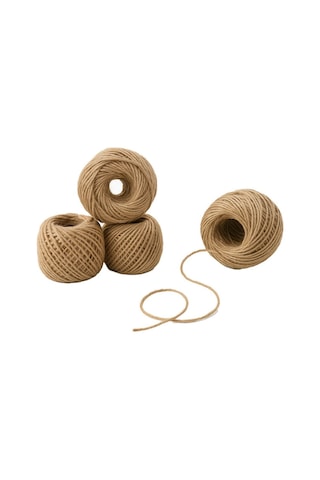 Jüt İp X 3 Adet 100 Gr Süsleme Sanatları İçin