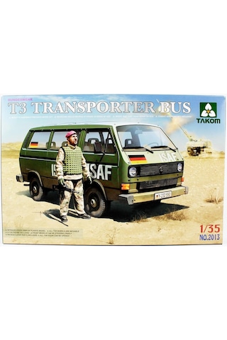 Takom 2013 1/35 Ölçek, Vw T3 Transporter Minibüs Ve Figür, Plastik Model Kiti-55882