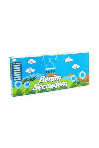 Benim Seccadem Çocuklar İçin Sesli Konuşan 7 Dilde Namaz Kıldıran Seccade Mavi