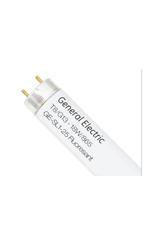 General Electric 18W 6500K T8 G13 Floresan Ampul 5 Adet General Electric 18W 6500K T8 G13 Floresan Ampul 5 Adet