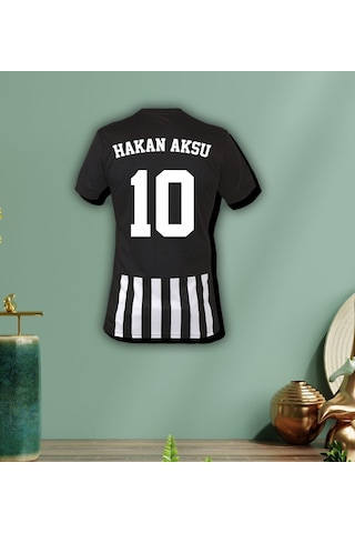 Bk Gift Kişiye Özel İsimli Taraftar Forma 3d Ahşap Tablo 5, Arkadaşa Hediye, Sevgiliye Hediye, Doğum Günü Hediyesi Kobitmeyencom30165 Bk Gift
