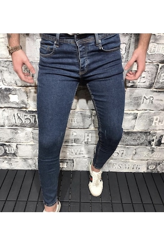 Yeni Sezon Skinny Fit Likralı Bilek Boy Jean Erkek Kot Pantolon (327664505)