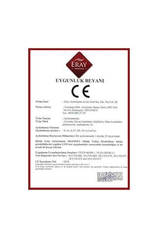 Eray Aydınlatma 3021-15-01 Modern Avize