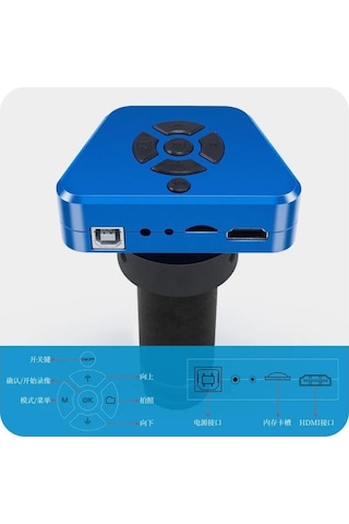 Dijital 4k Hdmı Usb Dijital 14mp 150x Video Mikroskop Endüstriyel Tamir Lehim Hassas Görüntü Mikroskop