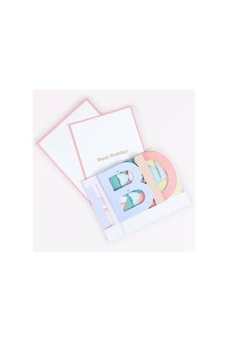 Meri Meri - Honeycomb Birthday Concertina Card - Petek Doğum Günü Tebrik Kartı
