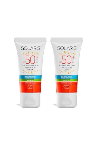 Solaris SPF50+ Güneş Koruyucu Krem 2 x 50 ML