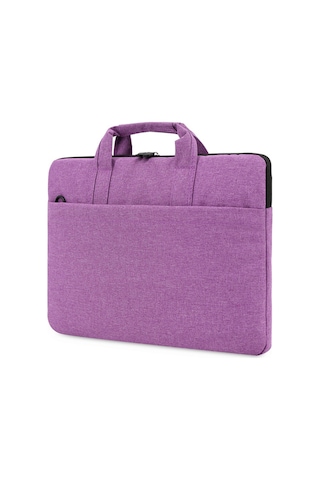 Xindoker Mor Oxford Dokuma 15.6" Laptop Çantası - Çok Bölmeli, Yumuşak İç Fodral, Sırt Çantası & El Tuttuğu, Seyahat Ve Ofis İçin Mor