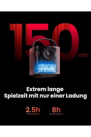 Anker Nebula Mars 3 Air 2023 400 Lümen Akıllı Taşınabilir WiFi Kablosuz Projeksiyon