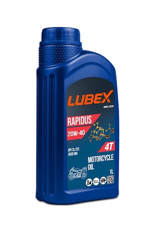 Lubex Rapidus 20W-40 1 L 4 Zamanlı Motosiklet Yağı
