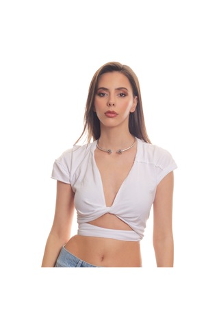 Labalaba Kadın Koçbaşı Uçlu Choker - Gümüş Altın